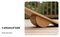 Unrestricted-Ended Play Wooden Seesaw Strengthens Core Muscles Kids Seesaw Board Sturdy Construction Solid Wood Rocker Board for Preschoolers, Toddlers, Parents, Kindergarten, Preschool, Outdoor, Daycare
