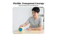 Pre-Taped Masking Film High Adhesion decorator's Plastic with Tape Painters Plastic with Tape Easy to Apply for Homeowners
