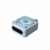 Aurora Projection Vinyl Player Design Light Display Unit Water Wave Effect Multifunction Speaker Timepiece Multifunctional Night Light Multi-Functional for Gift Givers, Young Adults, Bedroom, Relaxation, Parties, Living Room
