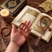 12 Sets Gift Set Wooden Prayer Beads Lightweight Wooden Mala Bracelet Calming Spiritual Jewelry Grounding for Meditation