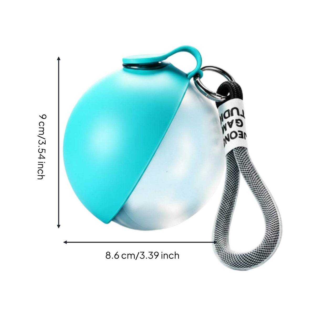 Foldable Silicone Water Bottle Lightweight Foldable Pet Water Bottle for Outdoor