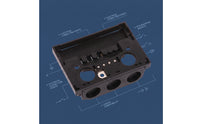 Easy to Install Wiring Socket Base Rectangular Burner Control Base Compact Sturdy for Electricians