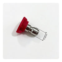 2 Pieces 0 Degree Nozzle Quick Connect Washer Spray Head Long-Lasting Metal