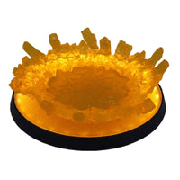 Light-up Display Base with Burst Effect Translucent Special Effects Display Base Slim for Collectors