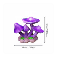 Realistic Simulation Potted Plant Fungus Decor Vibrant Colors House Decoration for Aquarium Aquarium, Balcony