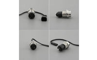 Direct Replacement Oil Level Sensor with Wired Connector Sturdy Electrical Connectivity Oil Level Sensor Threaded Wiring Harness Connector Easy Installation for Mechanics, Excavator Maintenance, Engine Repair