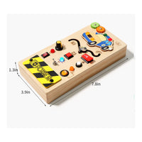 Busy Board Hand-Eye Coordination Board Fine Motor Skills Toy for Kids, Indoor, Travel