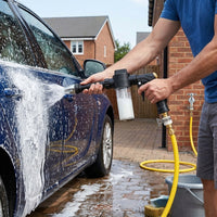 Car Cleaning Kit with High Pressure Foam Sprayer for a Professional Car Wash, Adjustable Nozzle Foam Lance, Long Handle Foam Blaster Pack