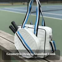 Pickleball Bag Lightweight Pickleball Gear Bag Crossbody Racket Backpack Adjustable Strap Fashionable for Men, Training, Travel