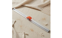 Sliding Cutting Ruler Handguard Aluminum Cutting Ruler Craft Tool Graduated Scale Scratch Protection for Sewing