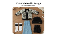 30cm BJD Clothes Set Fashionable Design 30cm Doll Clothing Set Dressing 1/6 Scale Doll Outfit for Hobbyists