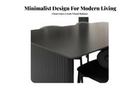 Scratch Resistant Black Sintered Stone Dining Table Easy to Clean Modern Rectangular Dining Set Long-Lasting Construction Minimalist Kitchen Table and Chairs Heavy Duty for Apartment Dwellers, Homeowners, Families, Cafe, Restaurant