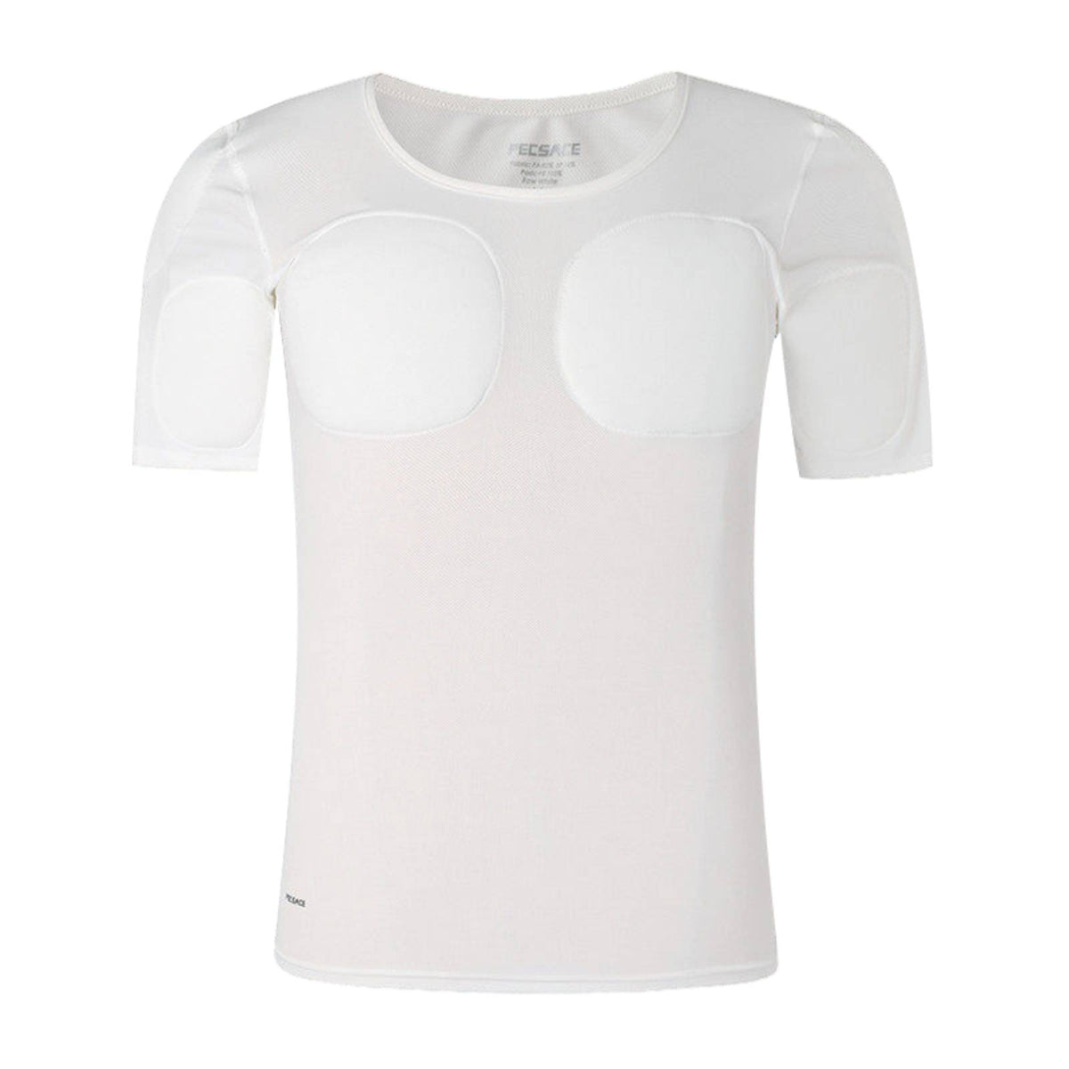 Fake Muscle Shirt Slimming Muscle Shirt with Padding Seamless Figure Contouring Undershirt for Men, Actors, Cosplay, Stage Performance
