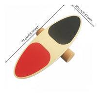 Cork Balance Board Portable Posture & Equilibrium Board Improves Body Alignment Fitness Equipment for Home Workout