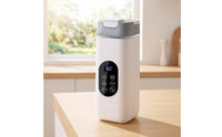 Electric Juicer with Digital Display Rechargeable Portable Juicer Cup Portable Blender Compact for Travelers, Travel, Office
