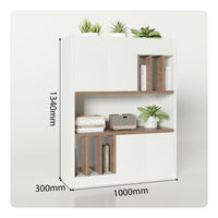 Office Partition Cabinet Modern Minimalist Design Workstation Divider Cabinet Easy to Install Standing Partition Screen for Interior Designers