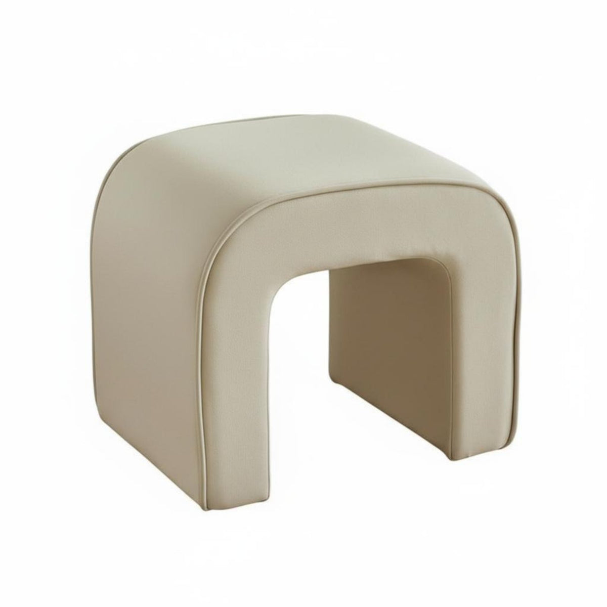 Multi-Functional Button-Tufted Low Stool Luxury Design Footrest adaptable Use Ottoman Padded Seat for Adults, Homeowners, Interior Designers, Living Room, Entryway, Bedroom, End of Bed