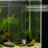 Acrylic Aquarium Divider for Fish Tanks - Transparent Isolation Board for Breeding, Fry, and Turtle Tanks