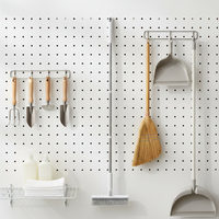 Multi-functional Floor Scrub Brush with Long Handle for Bathroom and Grout Cleaning