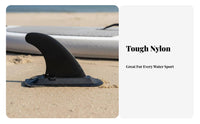 Insertable Stand-up Paddleboard Fin Easy Installation Slide in Paddleboard Fin Attach-on Skeg No Tools Needed Watersport