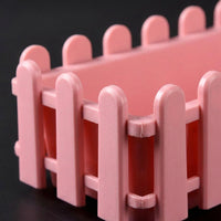 Rectangular Plastic Planter, Large Deep Type, For Balcony Gardening, Home Gardening, Purple, Resin, Fence-Style Design