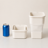 Large Car Trash Can for Families, Foldable Car Trash Can, Space-Saving Waste Container for Trunk, Mobile Trash Can with Bag Holder