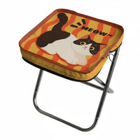 space-saving Pocket-Sized Folding Stool Lightweight Handbagdesign foldable Seat Quick Setup Portable Seating extremely lightweight for Travelers, Outdoor fans, Queuing, Travel, Hiking, Fishing