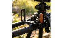 L-Shaped Fast-Release Plate Lightweight L-Shaped Camera Hand Grip Stable Camera Plate with Hand Grip for Videographers