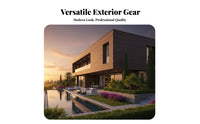 Co-Extruded WPC Siding Anti WPC Wall Panel Waterproof Wood Composite Wallboard for Homeowners, Builders, Courtyard, Outdoor, Balcony