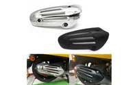 Exhaust piping Heat Guard Cover Ventilated Motorcycle Heat Guard with Bracket for Tailpipe Area
