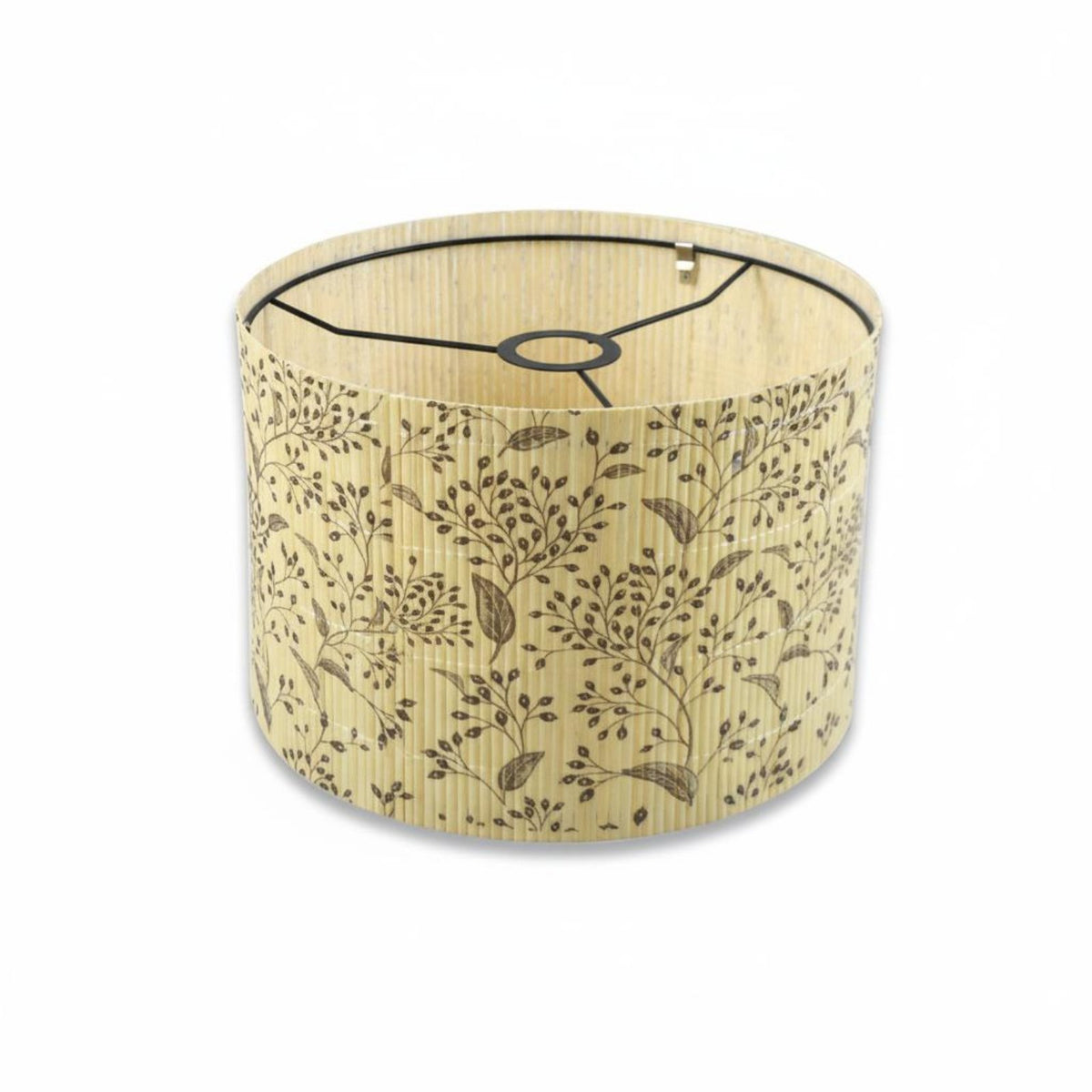 Decorative Bamboo Lampshade Elegant Design Bamboo Lamp Shade Easy to Install Chinese Landscape Print Shade Fade Resistant for Hotel Lobby