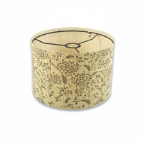 Decorative Bamboo Lampshade Elegant Design Bamboo Lamp Shade Easy to Install Chinese Landscape Print Shade Fade Resistant for Hotel Lobby