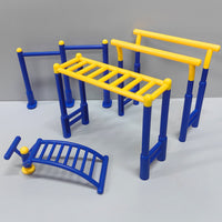 10 Pieces Tiny Dollhouse Gym Set Freestanding Miniature Fitness Equipment Assembled Fitness Equipment Set Glossy for Collectors, Crafters