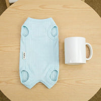 Dog Anti-Licking Shirt and Cat T-Shirt, Full Body Shirt and Cat Anti-Licking Shirt with Buttons, Solid Polyester Lining Pet Indoor Clothing