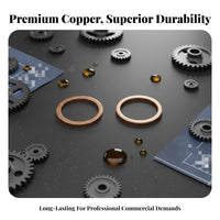 DIN7603 Copper Gasket Secure Closure Copper Closure Ing Washer Metric Closure Ing Compressible Washer Kit Leak-Resistant Oil