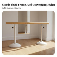 Non-Slip Feet Freestanding Ballet Barre Stable Weighted Base Portable Ballet Barre Easy Installation Freestanding Dance Bar Sturdy Construction for Children, Dancers, Beginners, Gym
