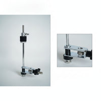 Padded Drum Clamp with Rod Metal Percussion Mounting Connector Secure Mount Reliable for Stage