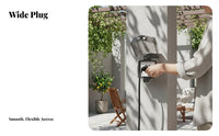 Waterproof Outlet Box Dustproof Weatherproof Outlet Box Easy Installation for Garden, Workshop, Bathroom