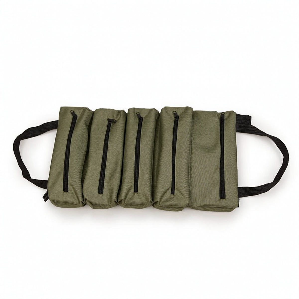 Multi-Pocket Tool Bag with Zippered Compartments Portable Roll up Tool Bag Compact Sturdy for DIYers, Mechanics, Electricians, Garage, Workshop, Car Repair