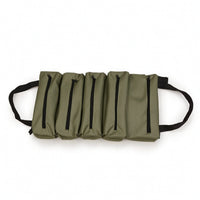Multi-Pocket Tool Bag with Zippered Compartments Portable Roll up Tool Bag Compact Sturdy for DIYers, Mechanics, Electricians, Garage, Workshop, Car Repair