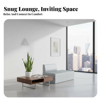 versatilely Combinable fluid shape sectional Couch Creative Shape Lobby Seating Modern design Commercial Furniture Deep Seat for Interior Designers, Facility Managers, Business Owners, Reception Area, Waiting Room, Shopping Mall, Office