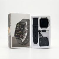 Smart Watch with Touchscreen Touch Screen Smartwatch with Silicone Strap Bluetooth Calling Watch Multi-Function for Workouts
