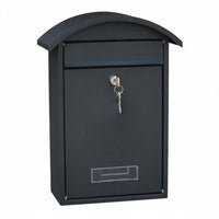 Metal Mailbox Decorative Outdoor Mail Box Powder-Coat Finish Wall Mailbox for Garden