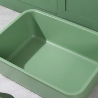 Stainless Steel Open Litter Tray, Metal Tray for Indoor Use, Easy Clean Multi-Cat Home Solution