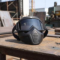 Adjustable Metal-Joining Face Guard Hands-Unrestricted Metal-Joining Mask Lightweight Safeguarding Face Guard Comfortable for Workshops