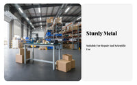 High Load Capacity Anti-Static Workbench Multi-Functional Heavy-Duty Work Table Cold-Rolled Steel Frame Heavy Duty Workbench Wear-Resistant for Warehouse Personnel, Factory Workers, Laboratory Personnel, Laboratoryoratory Oratory, Cleanroom, Garage