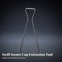 Stainless Steel Golf Cup Extractor with Wire Handle Heavy Duty Golf Cup Extractor for Greenskeepers, Groundskeepers, Putting Greens
