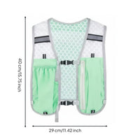 Water-Carrying Vest Adjustable Straps Running Vest Breathable Mesh for Hikers, Endurance Run