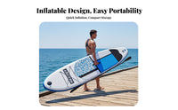 Inflatable Stand-up Paddleboard Board Set Camera Mount Ready Stand-up Paddleboard Kayak Versatile Inflatable Upright Paddle