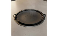 Round Nonstick Griddle Smokeless Korean Grill Pan Pan High Temperature Resistant Round Barbecue Plate for Outdoor, Camping, Picnic